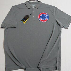 New 2XL CUBS Gray Callaway Men's db #21L Polo Shirt